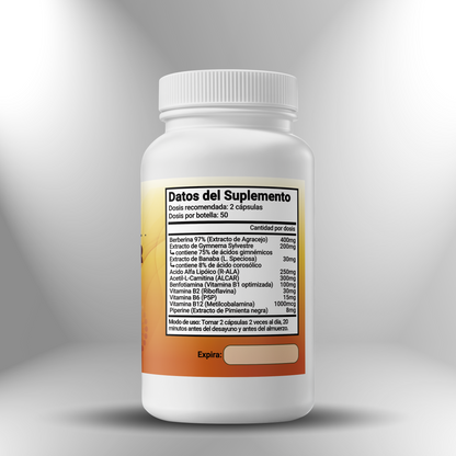 Blood Sugar Support: Regula azúcar en la sangre ► 100 cápsulas