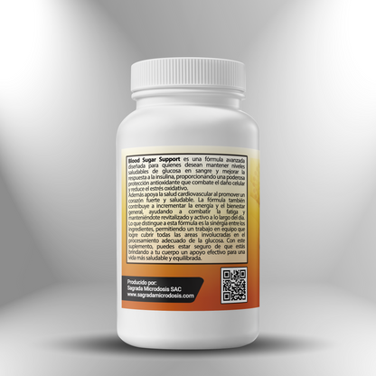 Blood Sugar Support: Regula azúcar en la sangre ► 100 cápsulas
