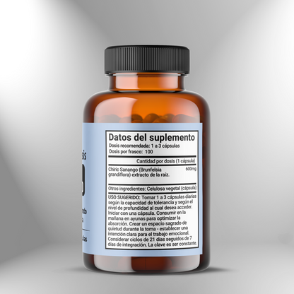 Microdosis de Chiric Sanango 600mg - 100 cápsulas