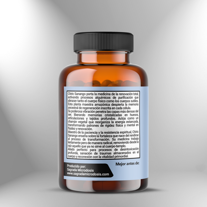Microdosis de Chiric Sanango 600mg - 100 cápsulas