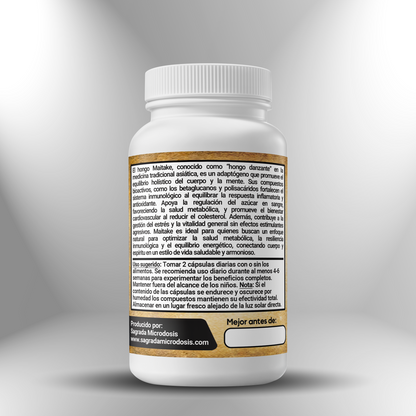 Maitake (extracto 50% polisacáridos) 600mg ► 100 cápsulas
