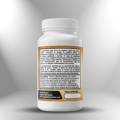 Reishi (extracto 50% polisacáridos) 600mg ► 100 cápsulas